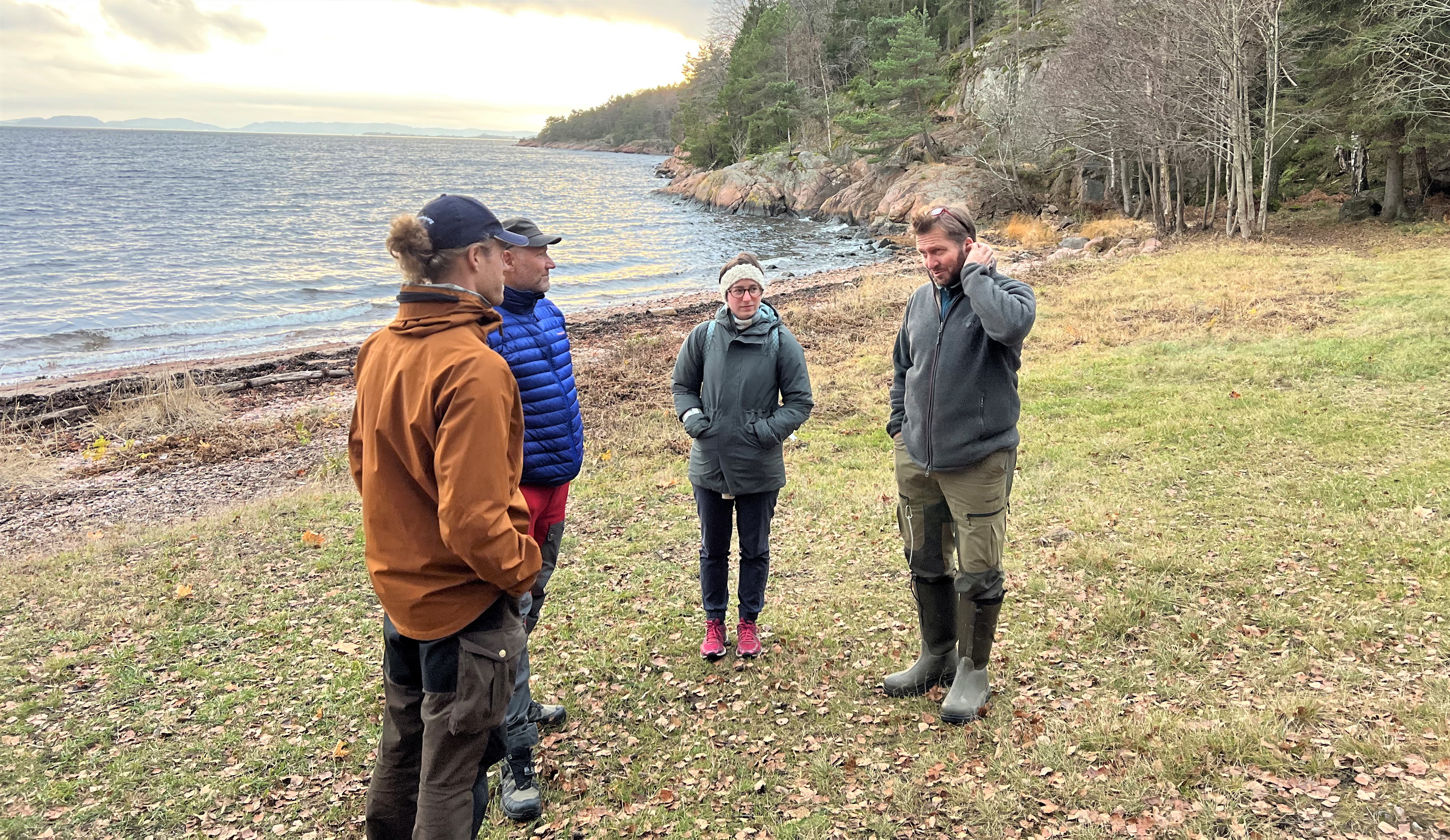 Befaring i Ulvika sammen med OF og Drammen kommune