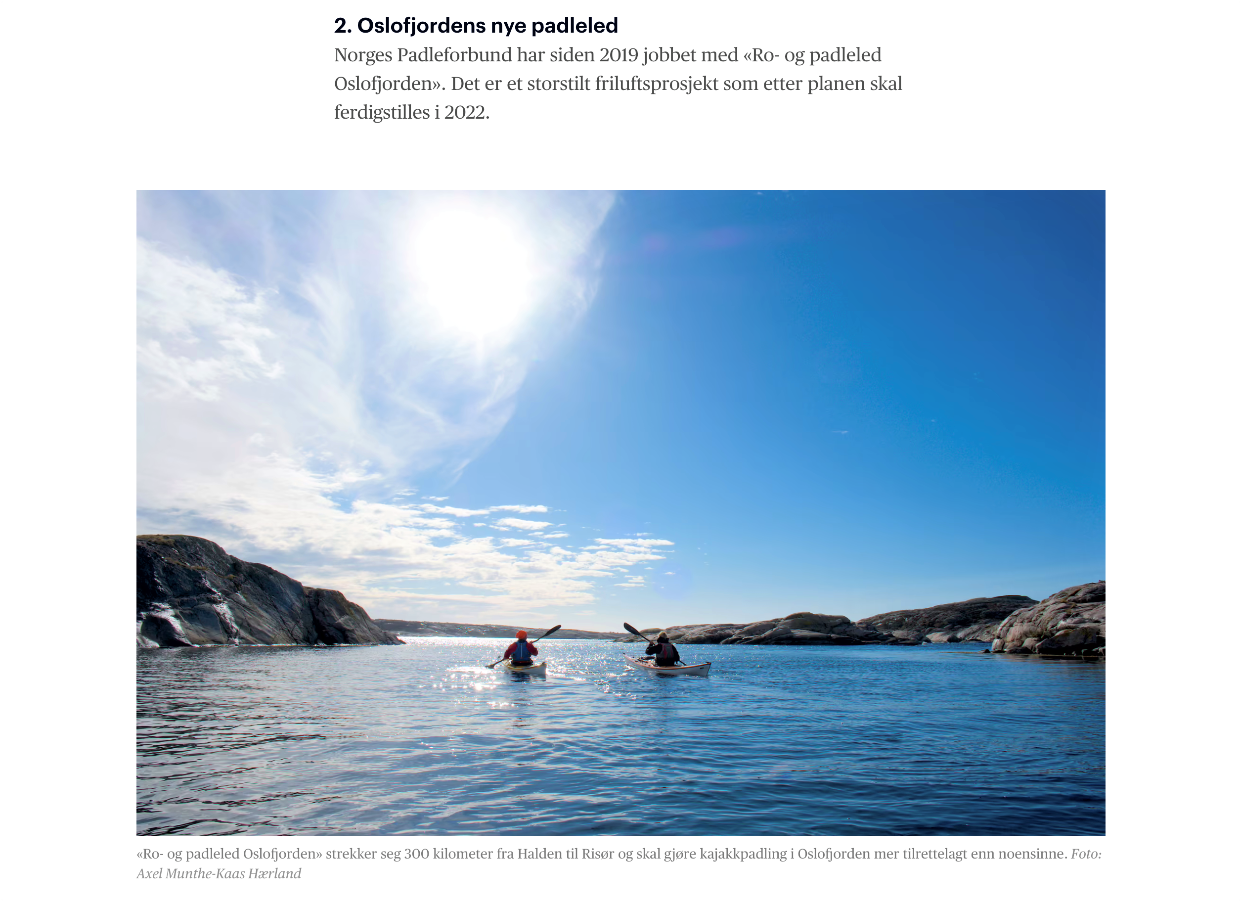 Skjermbilde fra Aftenposten.no