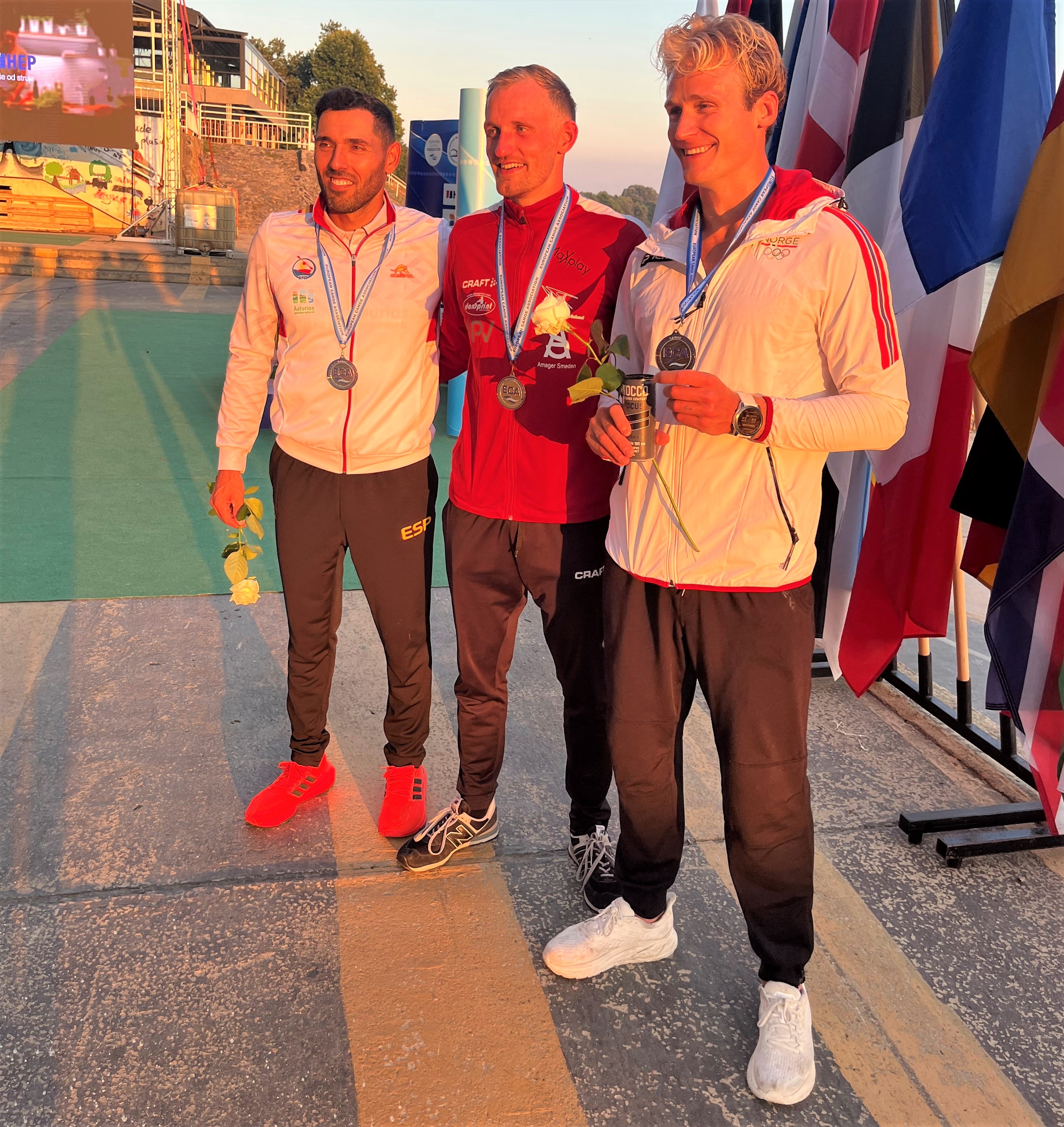 Eivind Vold padlet inn til en sterk 3.plass i EM i maratonpadling 2023